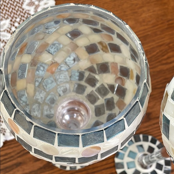Elegant Mosaic Candle Holders (Set) - Picture 5 of 5
